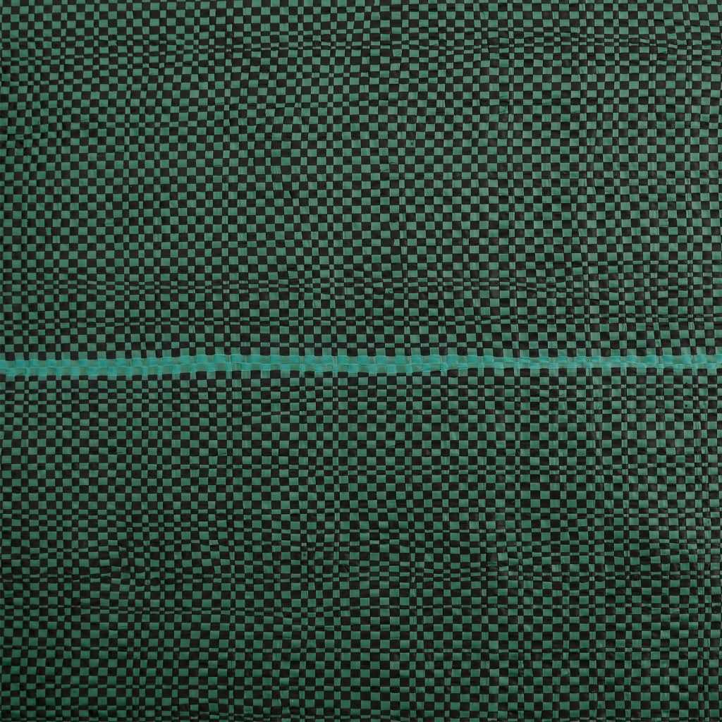 vidaXL Membrană antiburuieni, verde, 4x100 m, PP vidaXL Membrană antiburuieni, verde, 4x100 m, PP
