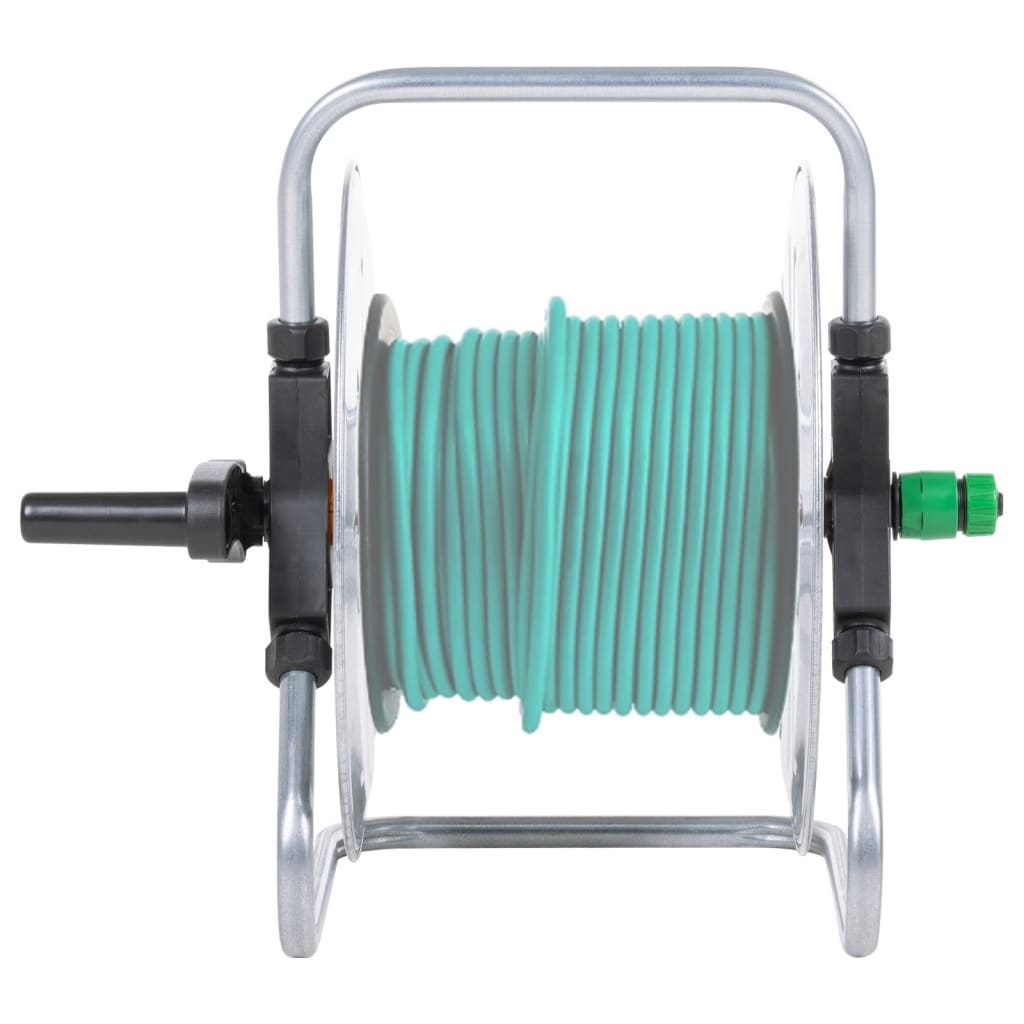 vidaXL Tambur de perete pentru furtun de 50 m 1/2", oțel vidaXL Tambur de perete pentru furtun de 50 m 1/2", oțel