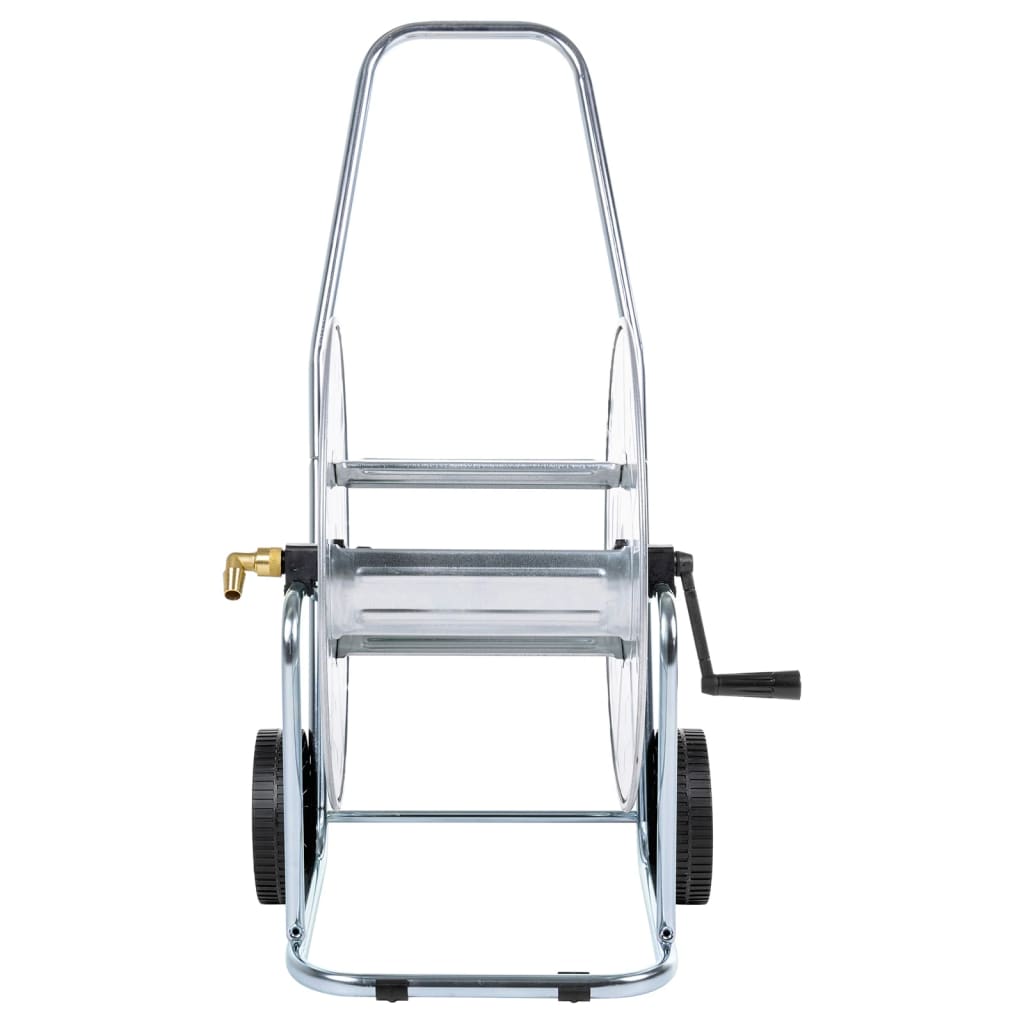vidaXL Cărucior cu tambur pentru furtun de 80 m 4/2", oțel vidaXL Cărucior cu tambur pentru furtun de 80 m 4/2", oțel