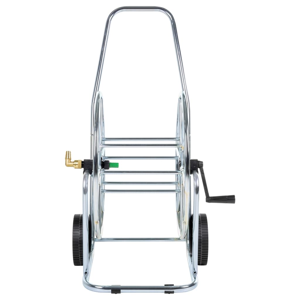vidaXL Cărucior cu tambur pentru furtun de 80 m 4/2", oțel vidaXL Cărucior cu tambur pentru furtun de 80 m 4/2", oțel