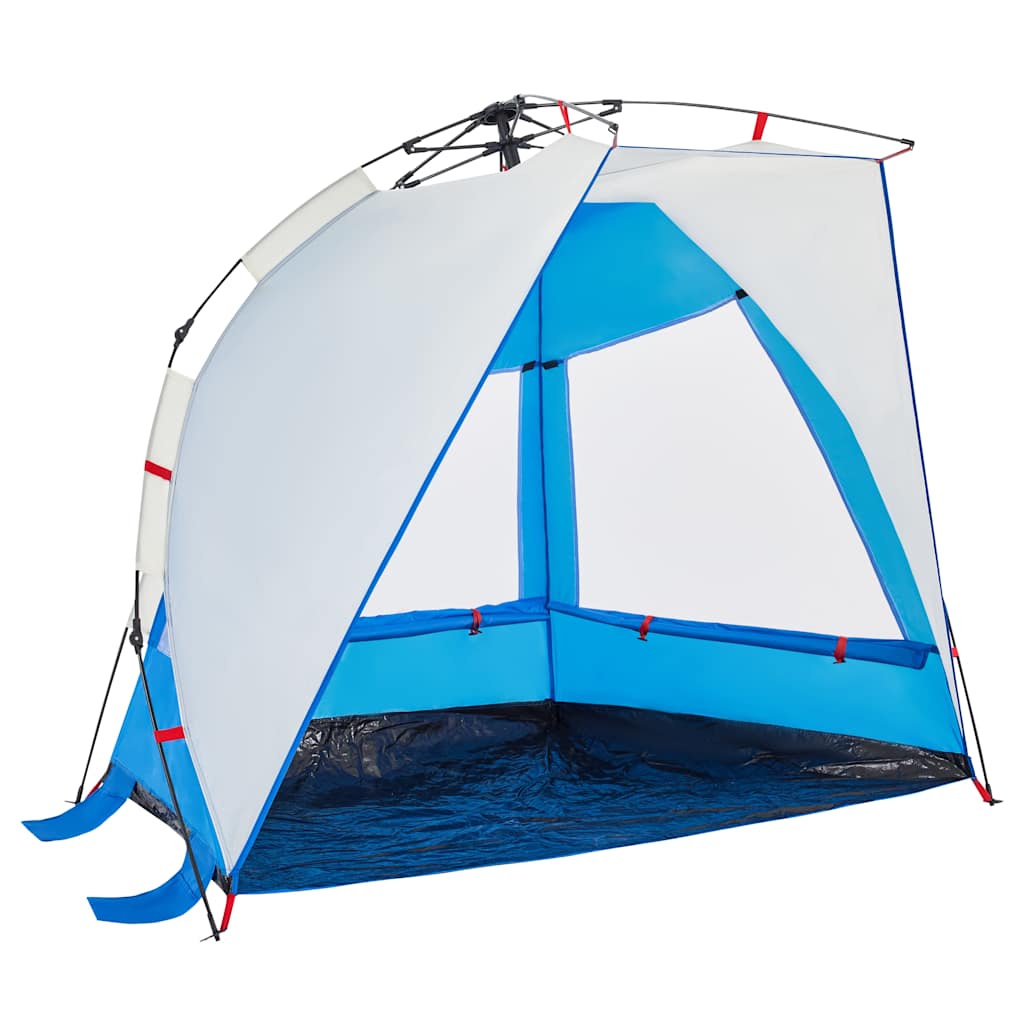 vidaXL Cort camping 2 persoane albastru azur impermeabil setare rapidă vidaXL Cort camping 2 persoane albastru azur impermeabil setare rapidă
