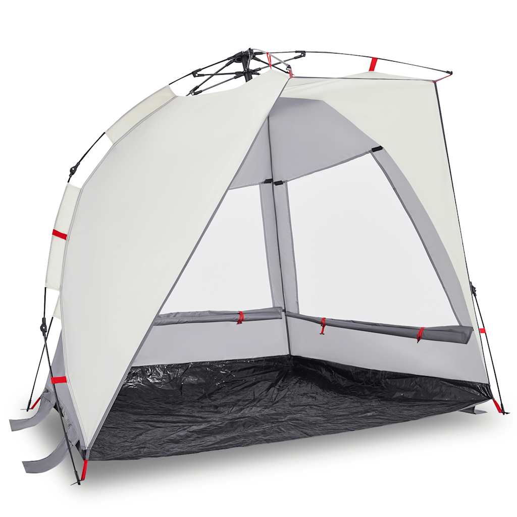 vidaXL Cort camping 2 persoane gri impermeabil setare rapidă vidaXL Cort camping 2 persoane gri impermeabil setare rapidă