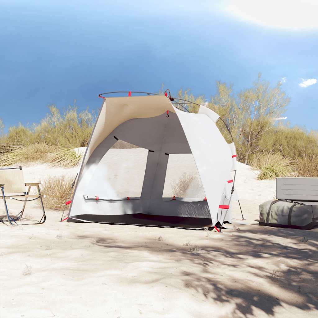vidaXL Cort camping 2 persoane gri impermeabil setare rapidă vidaXL Cort camping 2 persoane gri impermeabil setare rapidă