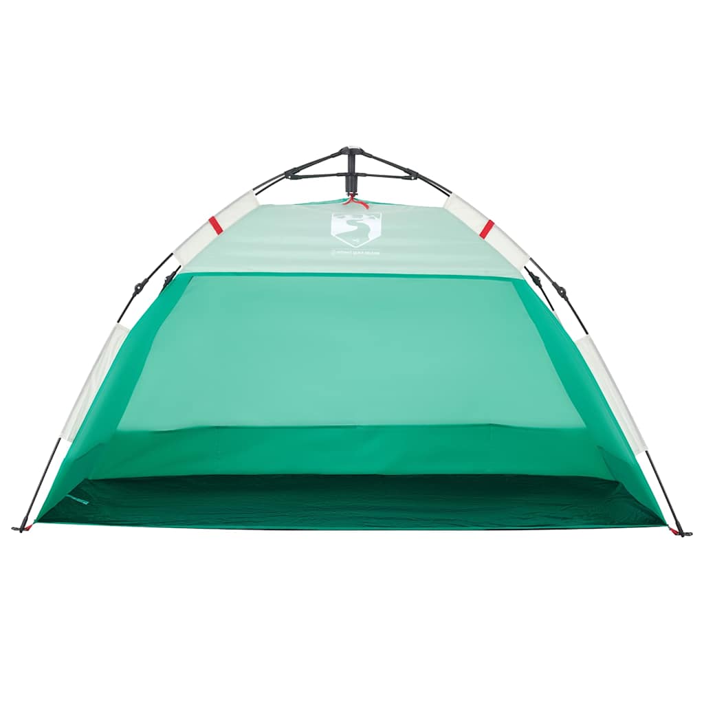 vidaXL Cort camping 2 persoane verde marin impermeabil setare rapidă
