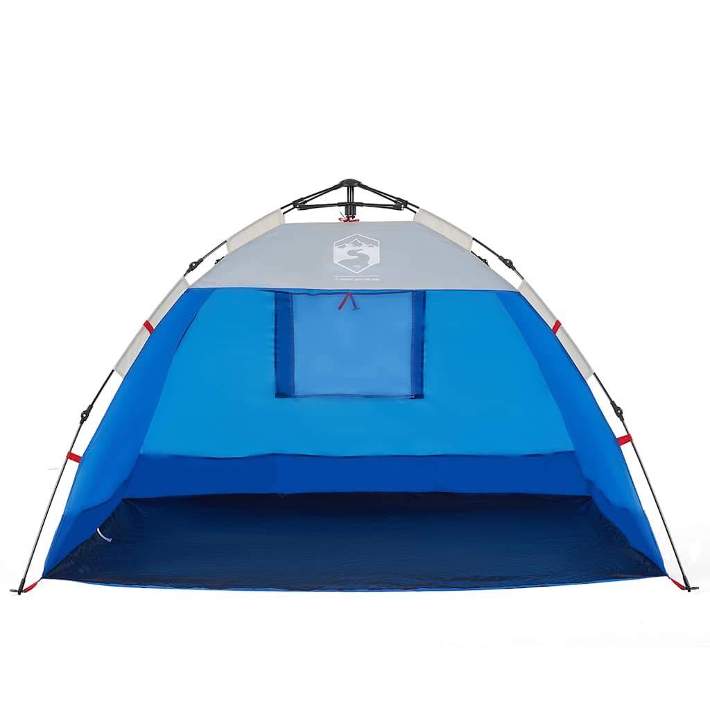vidaXL Cort camping 2 persoane albastru azur impermeabil setare rapidă vidaXL Cort camping 2 persoane albastru azur impermeabil setare rapidă