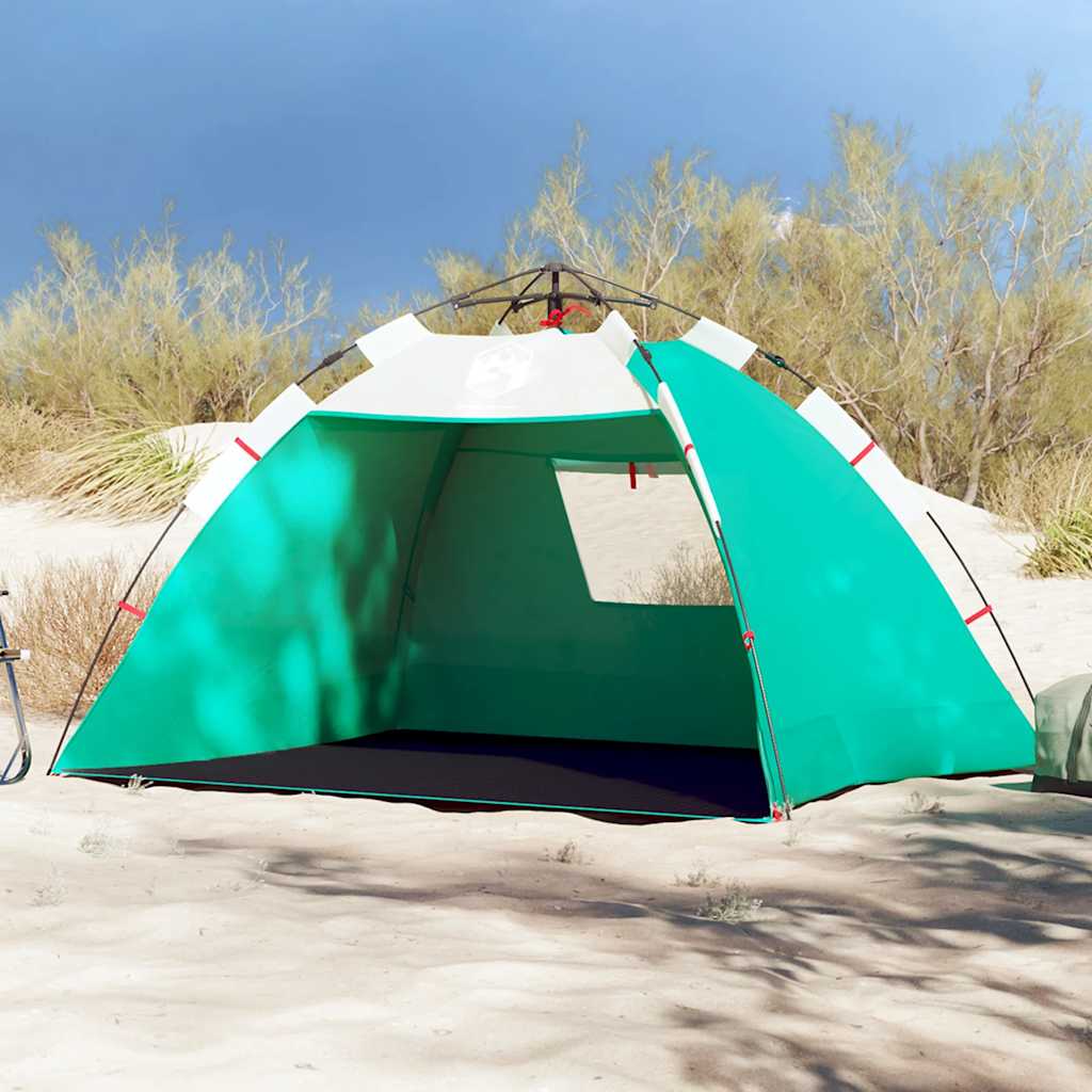 vidaXL Cort camping 2 persoane verde marin impermeabil setare rapidă vidaXL Cort camping 2 persoane verde marin impermeabil setare rapidă