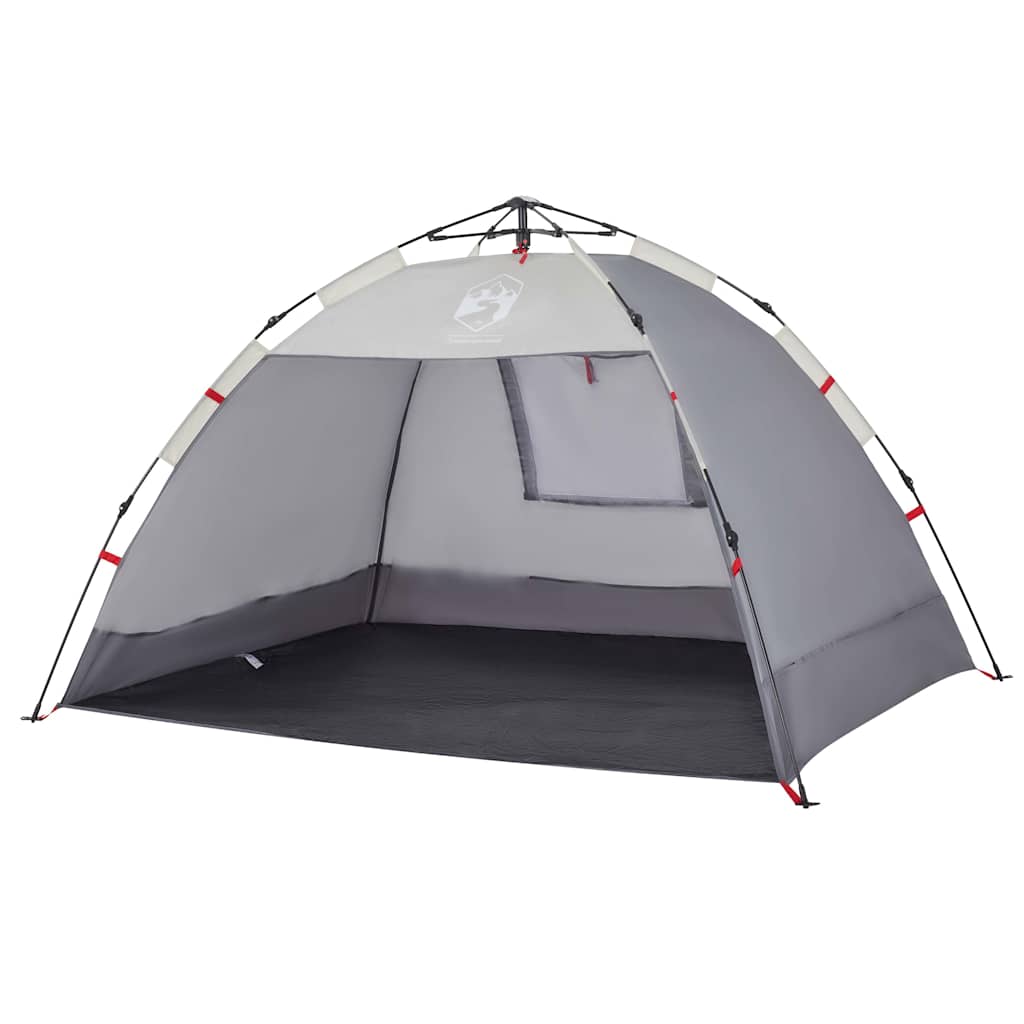vidaXL Cort camping 2 persoane gri impermeabil setare rapidă vidaXL Cort camping 2 persoane gri impermeabil setare rapidă