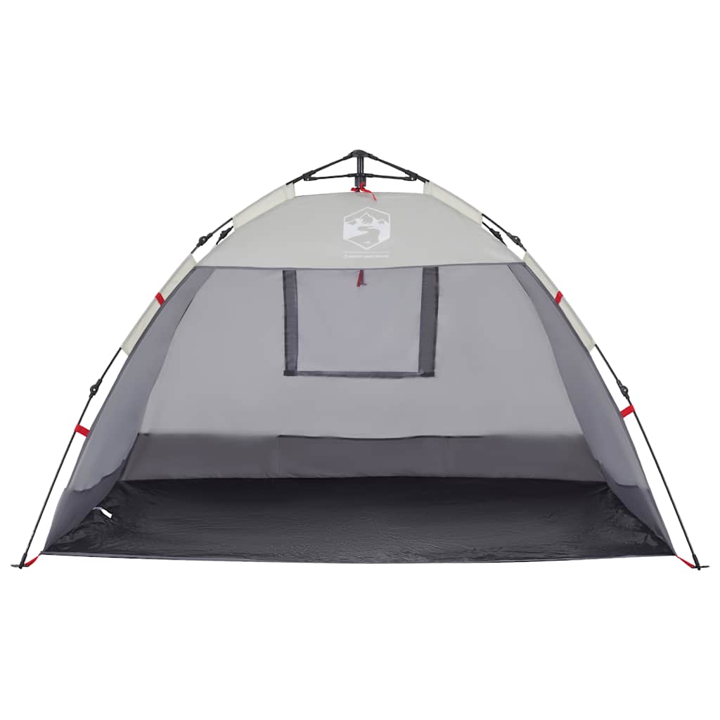 vidaXL Cort camping 2 persoane gri impermeabil setare rapidă vidaXL Cort camping 2 persoane gri impermeabil setare rapidă