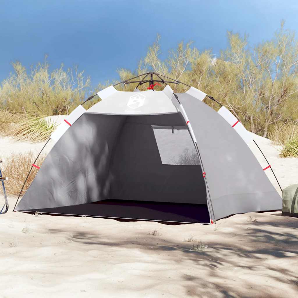 vidaXL Cort camping 2 persoane gri impermeabil setare rapidă vidaXL Cort camping 2 persoane gri impermeabil setare rapidă