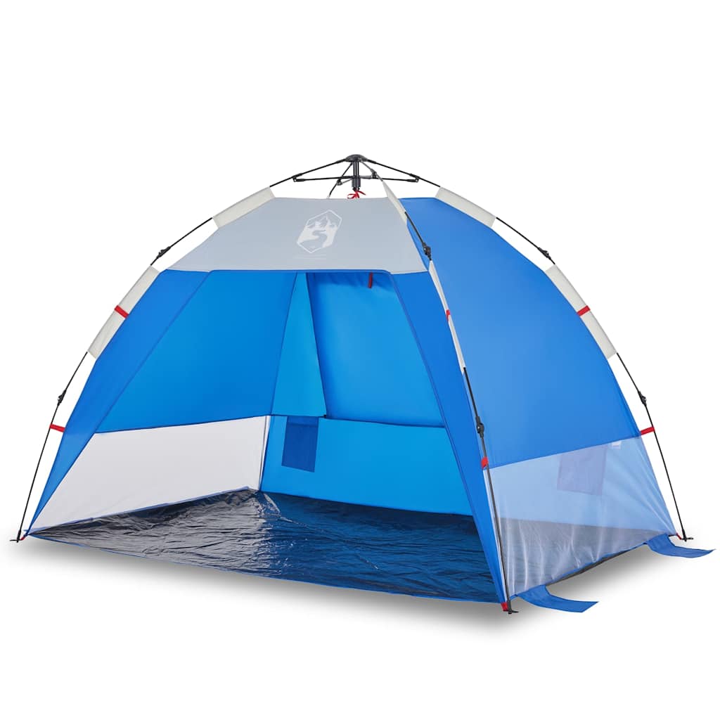 vidaXL Cort camping 2 persoane albastru azur impermeabil setare rapidă vidaXL Cort camping 2 persoane albastru azur impermeabil setare rapidă
