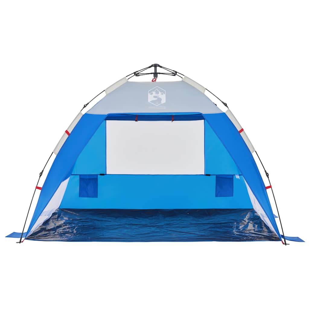 vidaXL Cort camping 2 persoane albastru azur impermeabil setare rapidă vidaXL Cort camping 2 persoane albastru azur impermeabil setare rapidă
