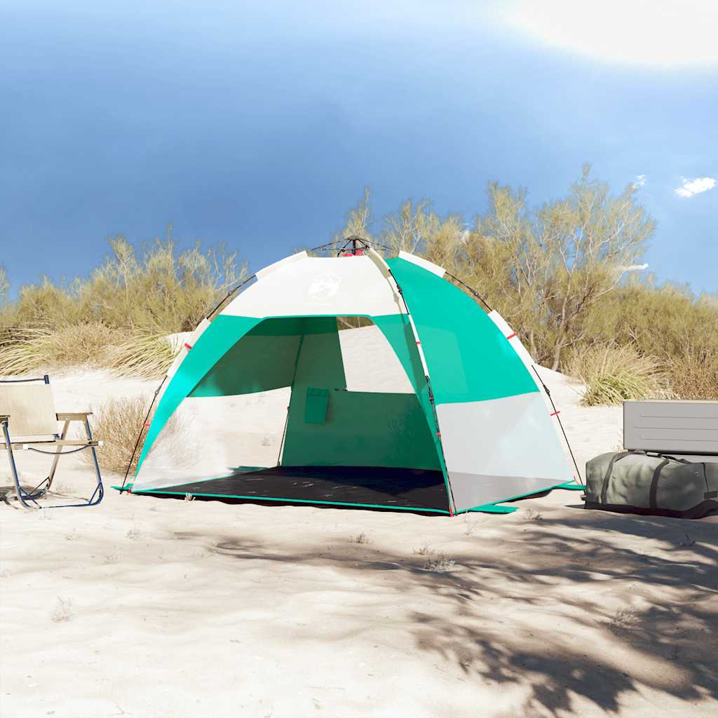 vidaXL Cort camping 2 persoane verde marin impermeabil setare rapidă vidaXL Cort camping 2 persoane verde marin impermeabil setare rapidă
