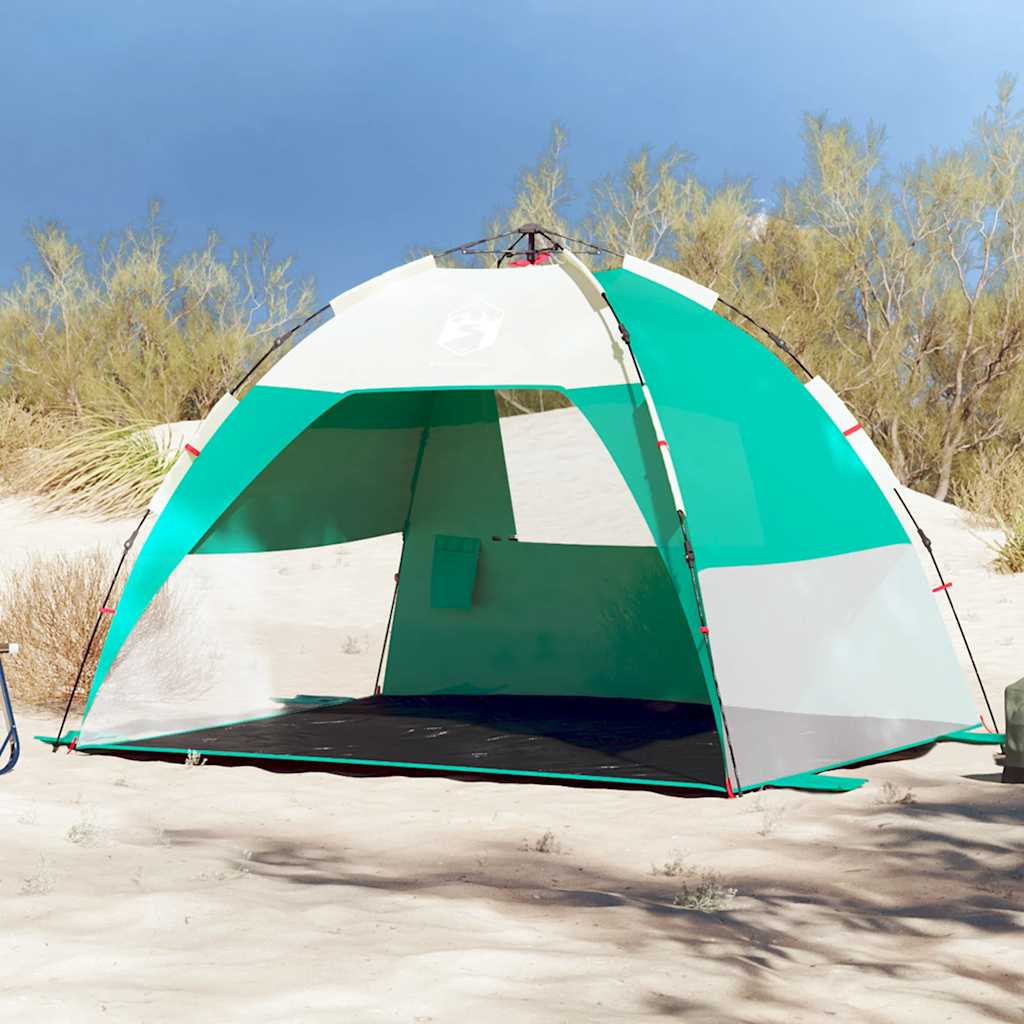 vidaXL Cort camping 2 persoane verde marin impermeabil setare rapidă vidaXL Cort camping 2 persoane verde marin impermeabil setare rapidă