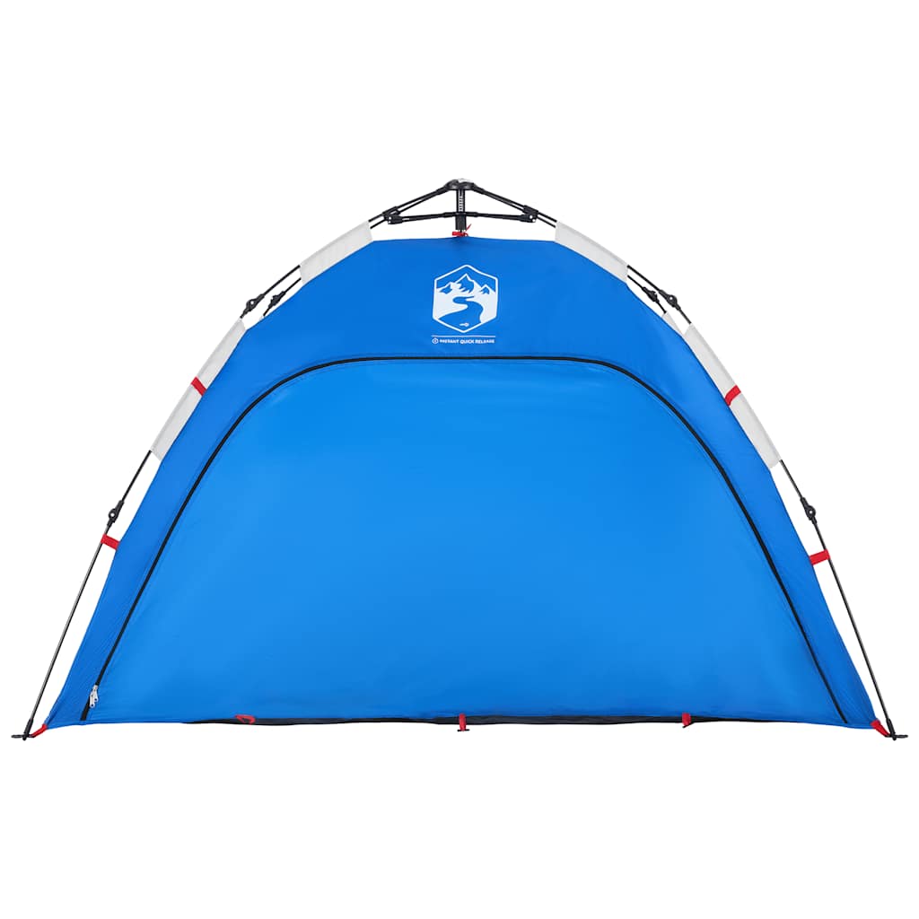 vidaXL Cort camping 2 persoane albastru azur impermeabil setare rapidă