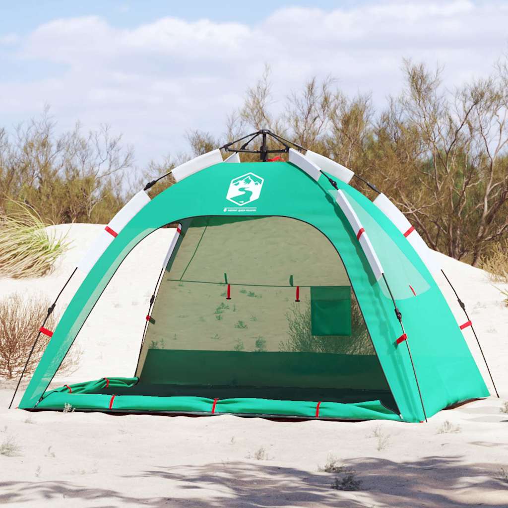 vidaXL Cort camping 2 persoane verde marin impermeabil setare rapidă vidaXL Cort camping 2 persoane verde marin impermeabil setare rapidă