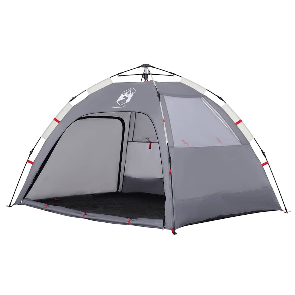 vidaXL Cort camping 2 persoane gri impermeabil setare rapidă vidaXL Cort camping 2 persoane gri impermeabil setare rapidă