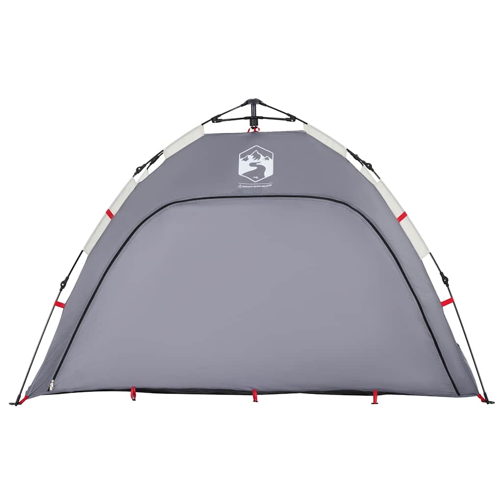 vidaXL Cort camping 2 persoane gri impermeabil setare rapidă vidaXL Cort camping 2 persoane gri impermeabil setare rapidă