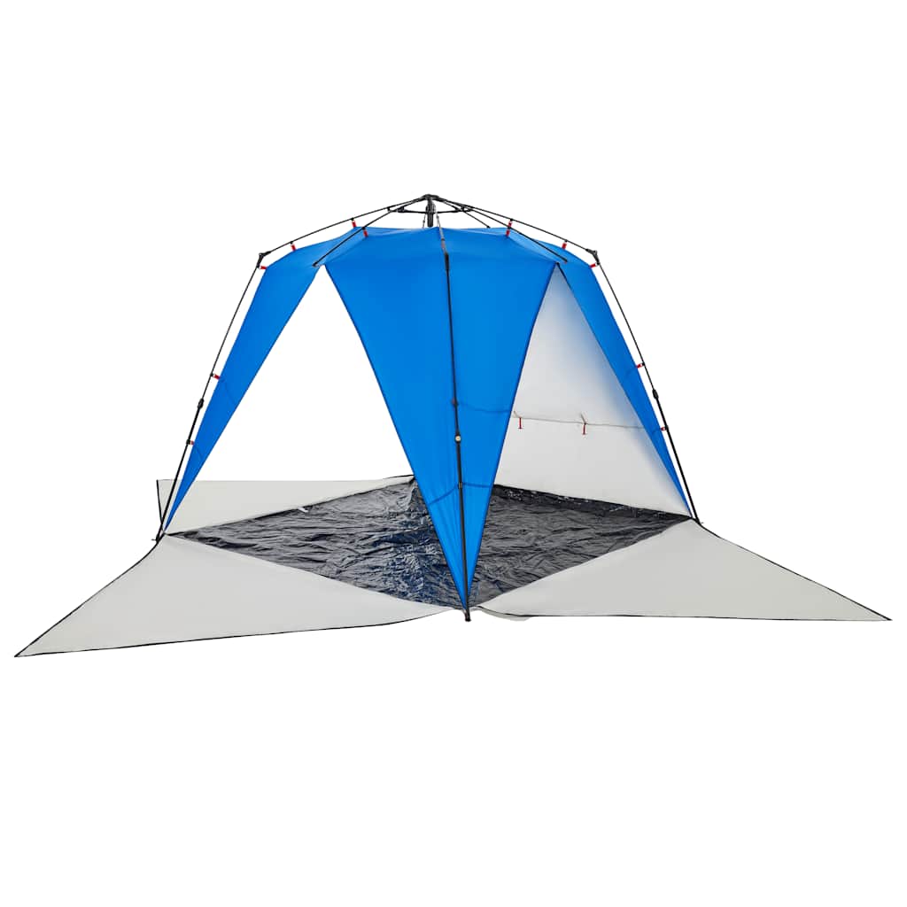vidaXL Cort camping 4 persoane albastru azur impermeabil setare rapidă vidaXL Cort camping 4 persoane albastru azur impermeabil setare rapidă