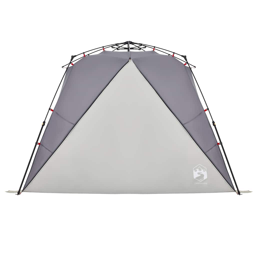 vidaXL Cort camping 4 persoane gri impermeabil setare rapidă