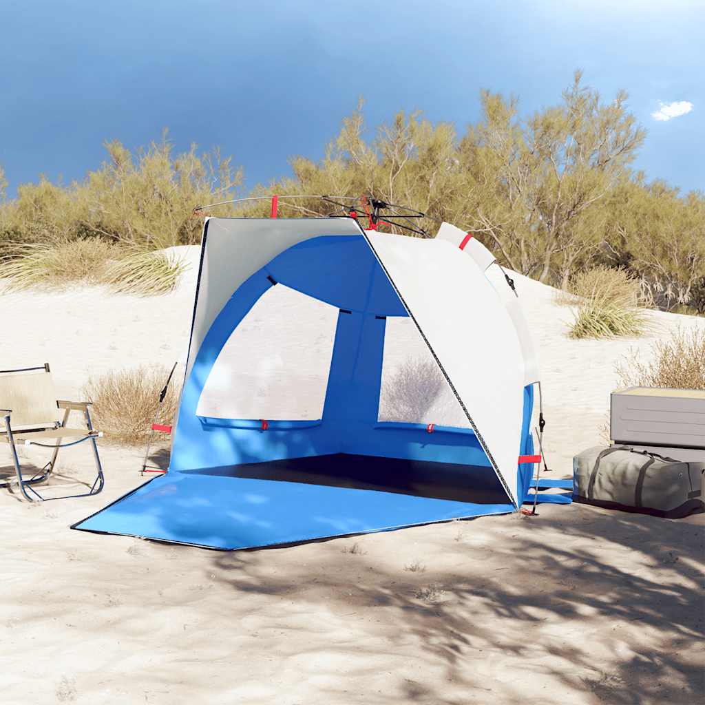 vidaXL Cort camping 2 persoane albastru azur impermeabil setare rapidă vidaXL Cort camping 2 persoane albastru azur impermeabil setare rapidă