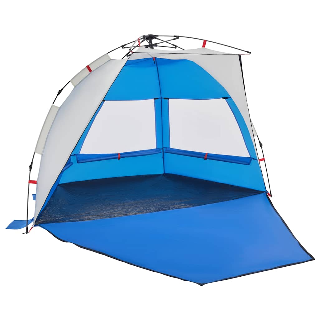 vidaXL Cort camping 2 persoane albastru azur impermeabil setare rapidă vidaXL Cort camping 2 persoane albastru azur impermeabil setare rapidă