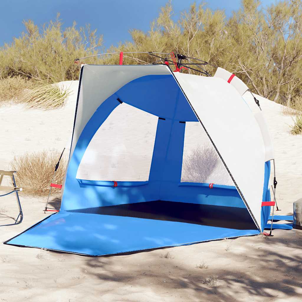 vidaXL Cort camping 2 persoane albastru azur impermeabil setare rapidă vidaXL Cort camping 2 persoane albastru azur impermeabil setare rapidă