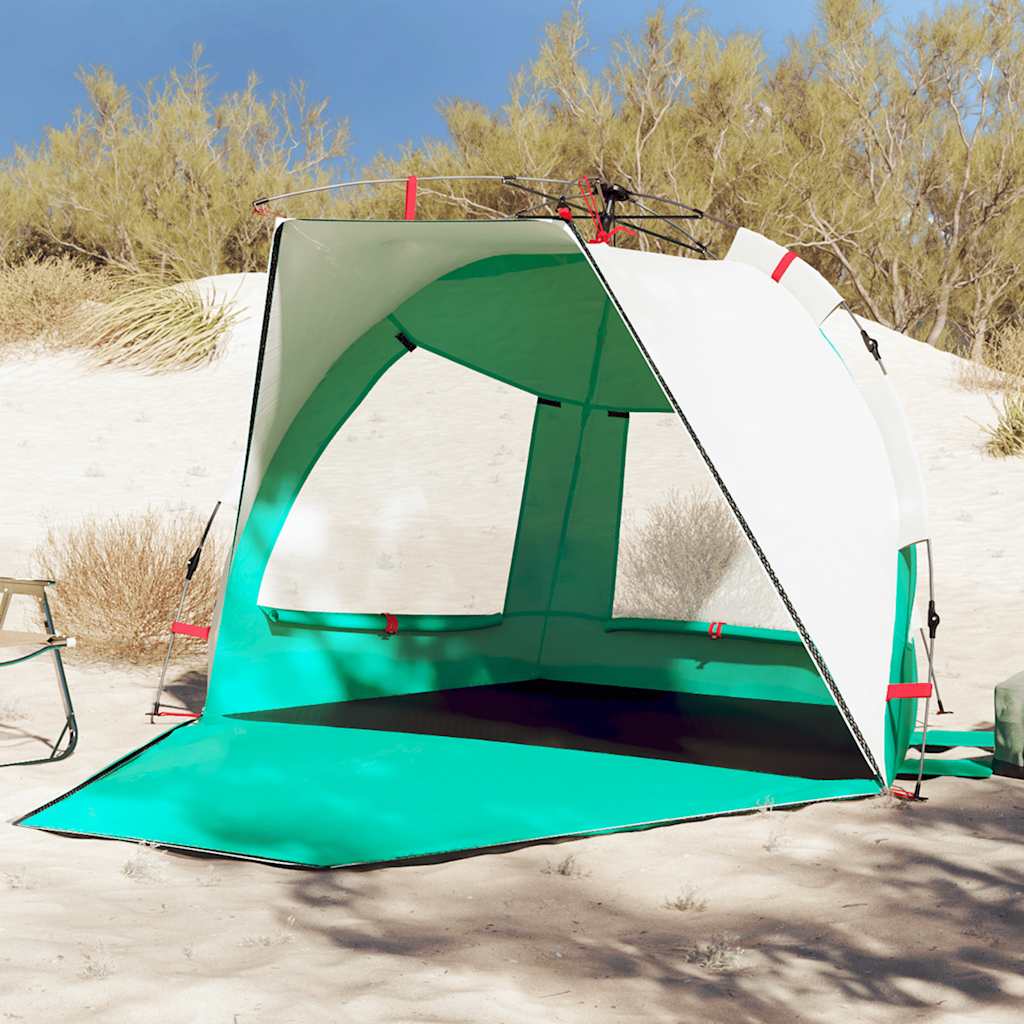 vidaXL Cort camping 2 persoane verde marin impermeabil setare rapidă vidaXL Cort camping 2 persoane verde marin impermeabil setare rapidă