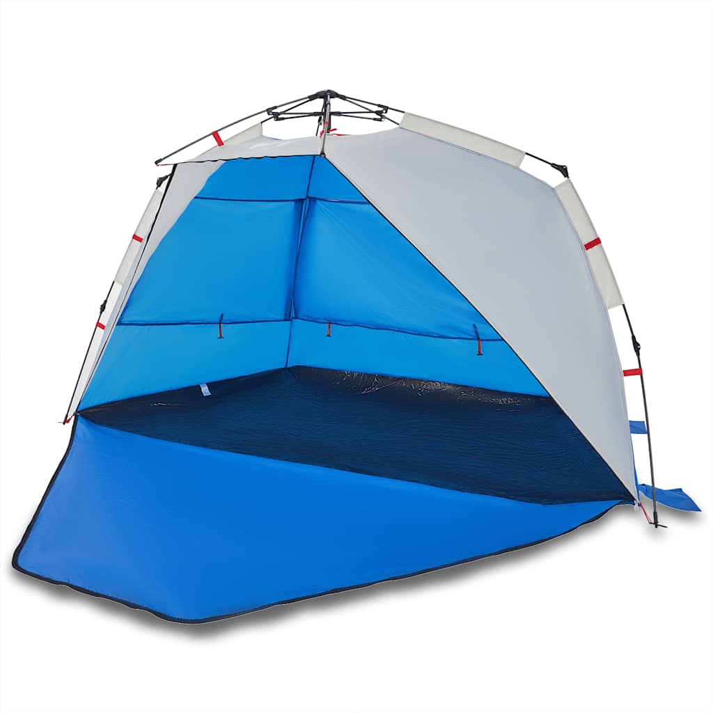 vidaXL Cort camping 3 persoane albastru azur impermeabil setare rapidă vidaXL Cort camping 3 persoane albastru azur impermeabil setare rapidă