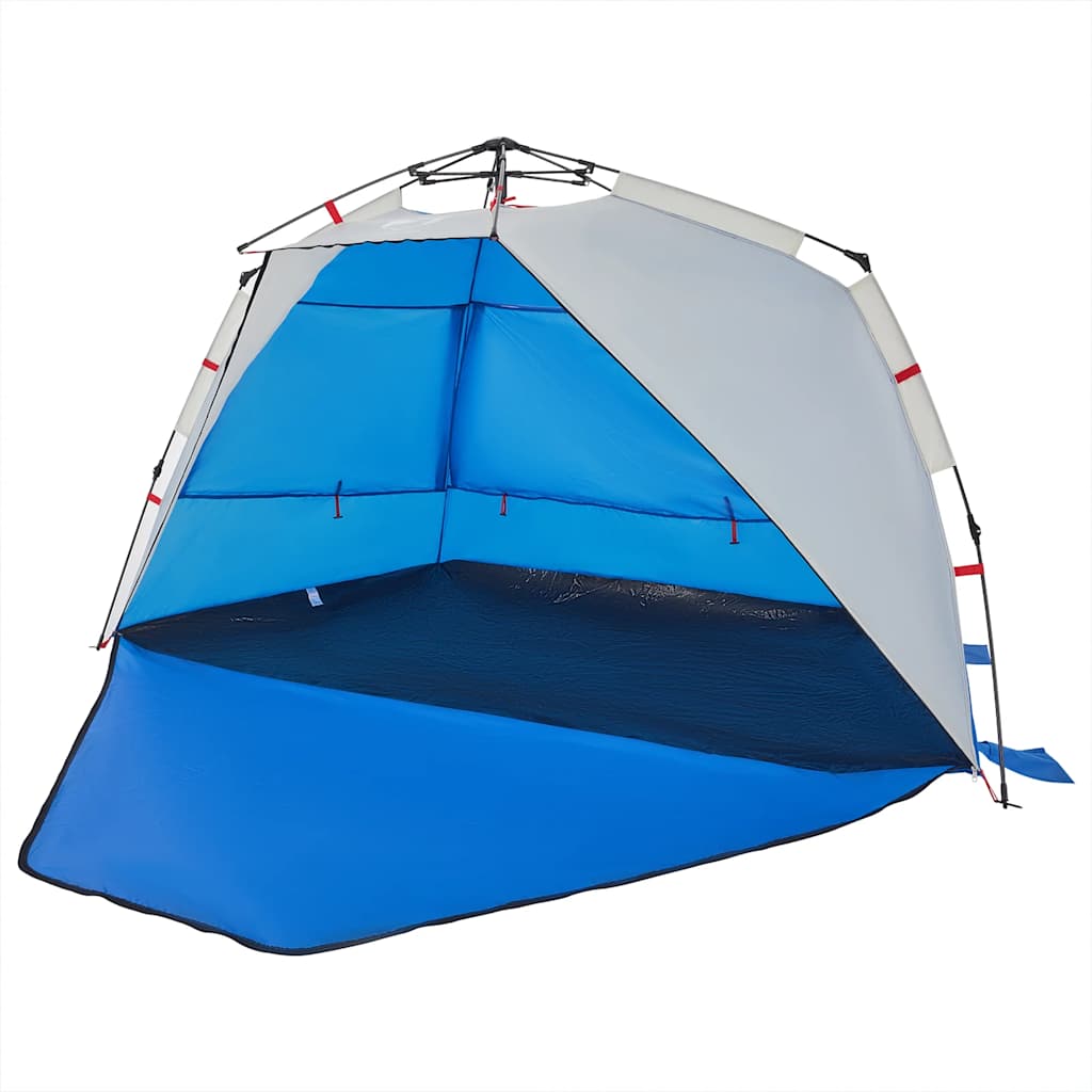 vidaXL Cort camping 3 persoane albastru azur impermeabil setare rapidă vidaXL Cort camping 3 persoane albastru azur impermeabil setare rapidă