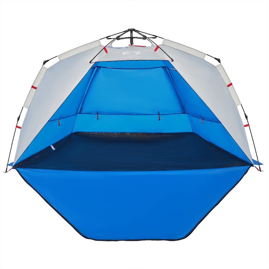 vidaXL Cort camping 3 persoane albastru azur impermeabil setare rapidă vidaXL Cort camping 3 persoane albastru azur impermeabil setare rapidă