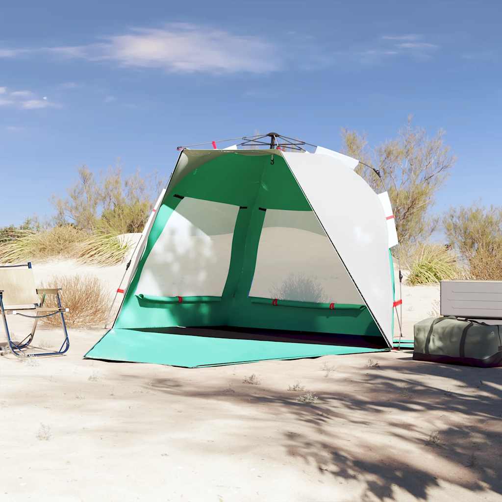 vidaXL Cort camping 3 persoane verde marin impermeabil setare rapidă vidaXL Cort camping 3 persoane verde marin impermeabil setare rapidă