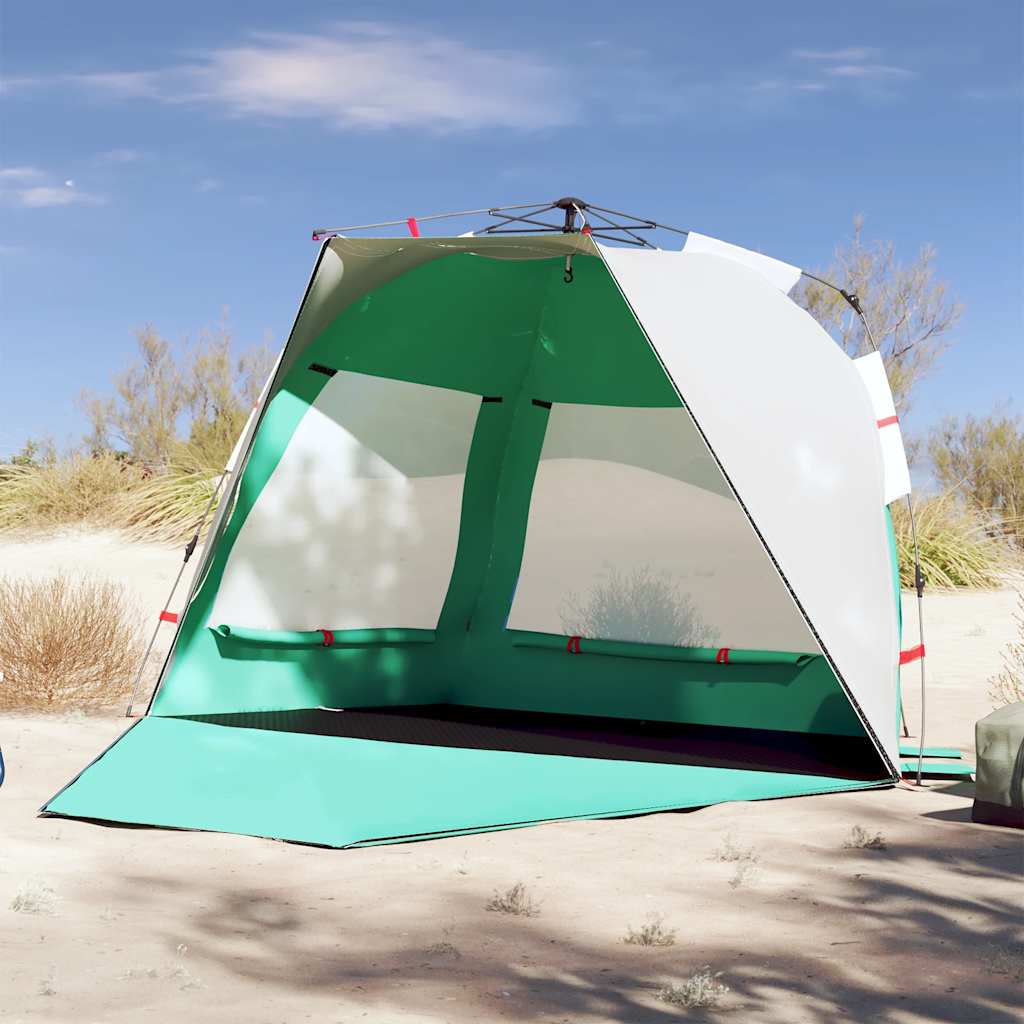 vidaXL Cort camping 3 persoane verde marin impermeabil setare rapidă vidaXL Cort camping 3 persoane verde marin impermeabil setare rapidă