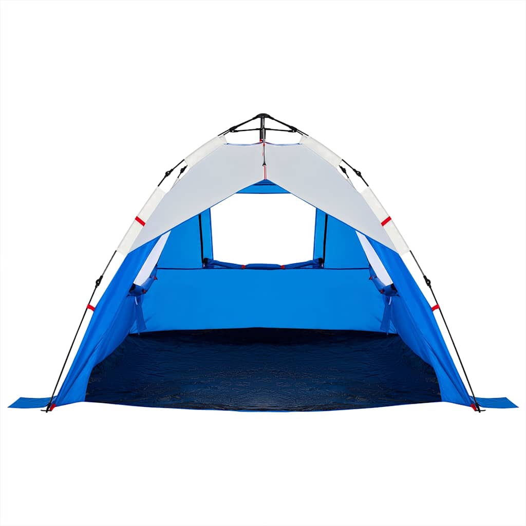vidaXL Cort camping 3 persoane albastru azur impermeabil setare rapidă vidaXL Cort camping 3 persoane albastru azur impermeabil setare rapidă