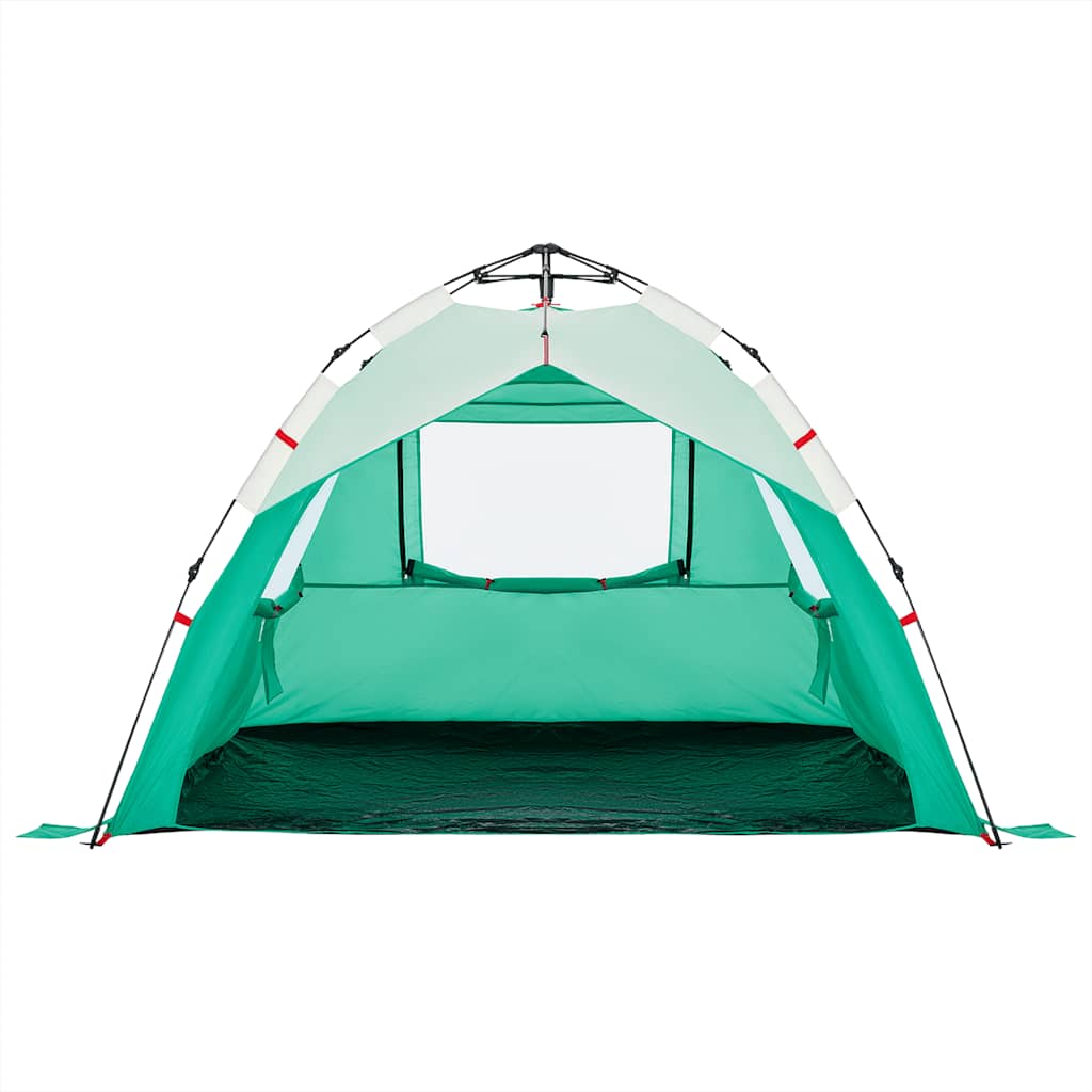 vidaXL Cort camping 3 persoane verde marin impermeabil setare rapidă vidaXL Cort camping 3 persoane verde marin impermeabil setare rapidă