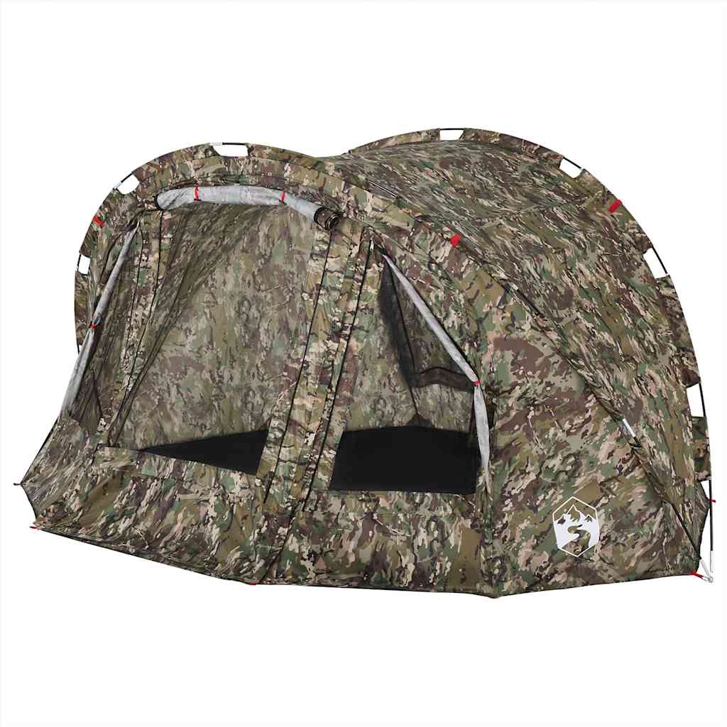vidaXL Cort de pescuit pentru 4 persoane, camuflaj, impermeabil
