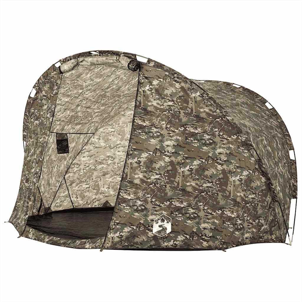 vidaXL Cort de pescuit pentru 5 persoane, camuflaj, impermeabil
