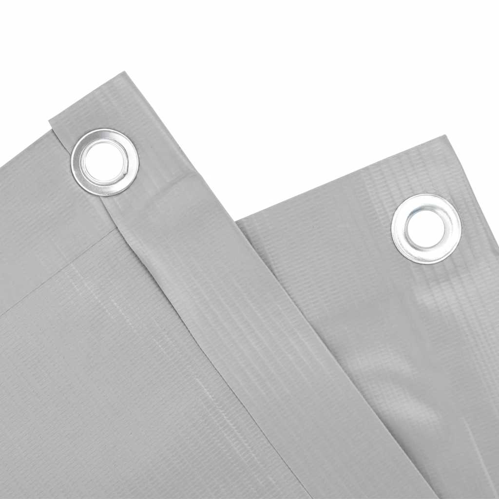 vidaXL Paravan de balcon, gri, 700x75 cm, PVC vidaXL Paravan de balcon, gri, 700x75 cm, PVC
