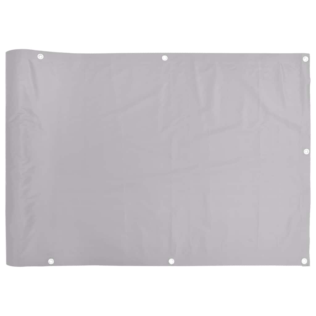 vidaXL Paravan de balcon, gri, 400x90 cm, PVC vidaXL Paravan de balcon, gri, 400x90 cm, PVC
