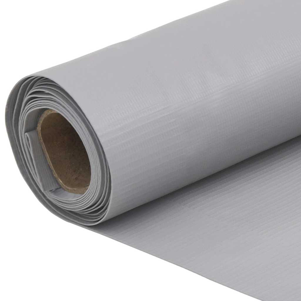 vidaXL Paravan de balcon, gri, 1000x90 cm, PVC vidaXL Paravan de balcon, gri, 1000x90 cm, PVC