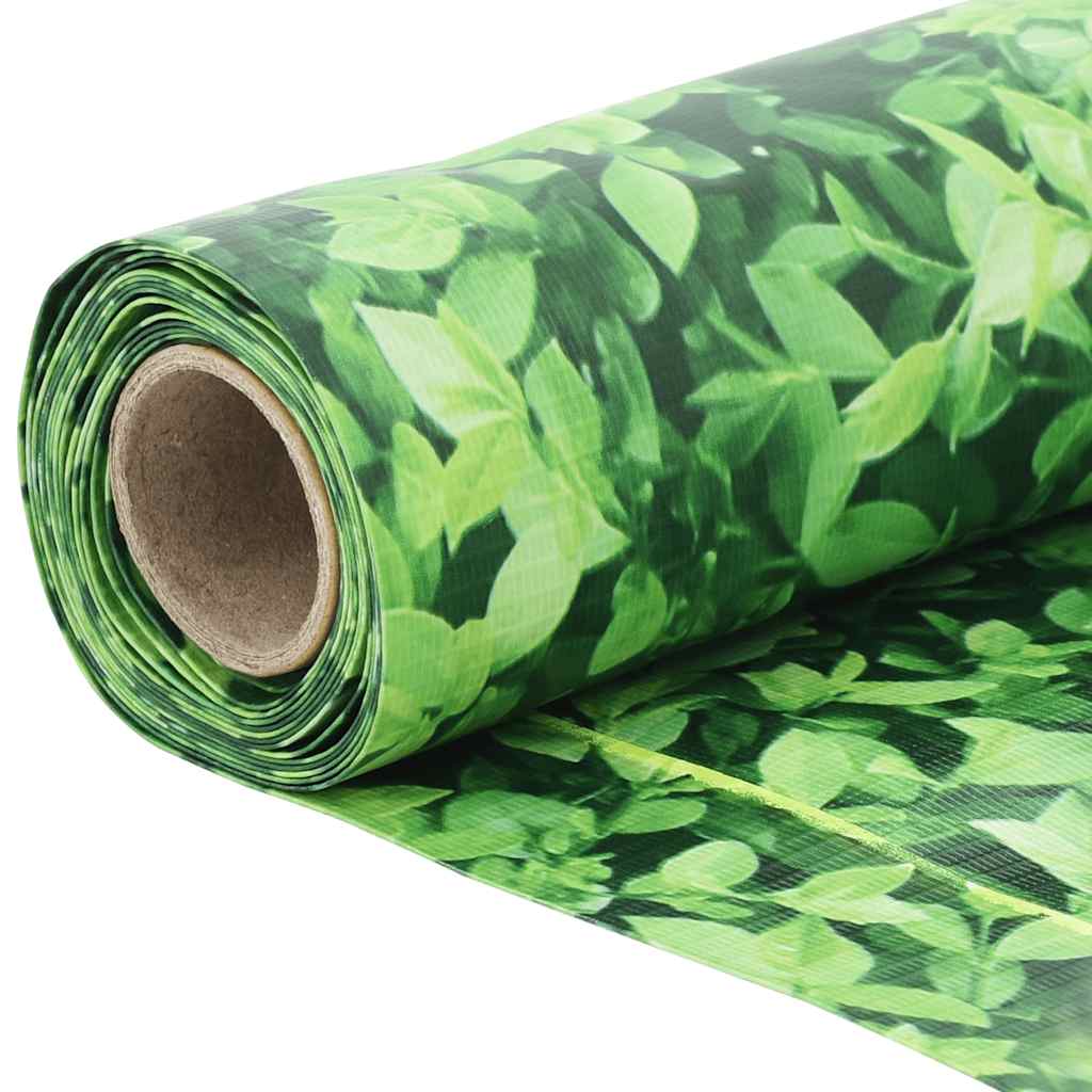 vidaXL Paravan de balcon cu aspect de plantă, verde, 500x90 cm, PVC vidaXL Paravan de balcon cu aspect de plantă, verde, 500x90 cm, PVC
