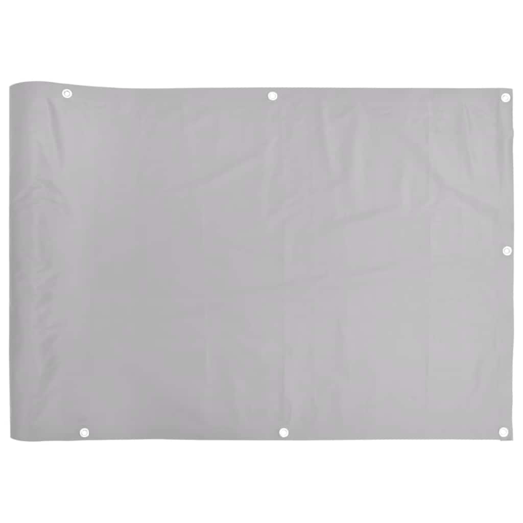 vidaXL Paravan de balcon, gri, 600x120 cm, PVC vidaXL Paravan de balcon, gri, 600x120 cm, PVC