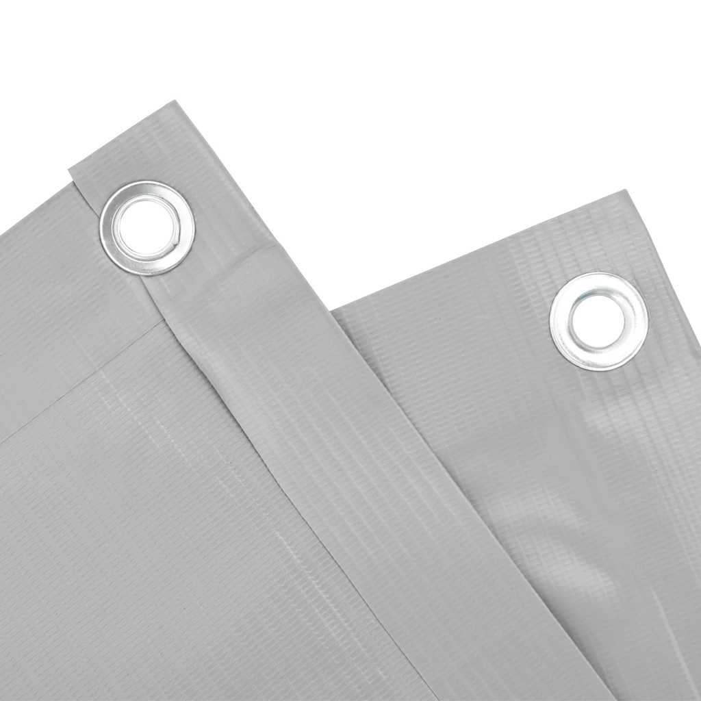 vidaXL Paravan de balcon, gri, 700x120 cm, PVC vidaXL Paravan de balcon, gri, 700x120 cm, PVC