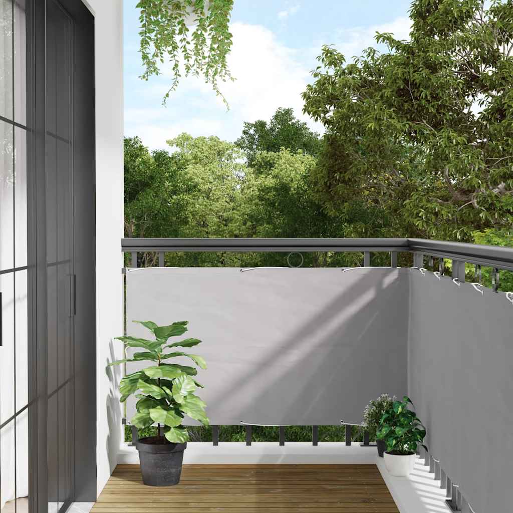 vidaXL Paravan de balcon, gri, 800x120 cm, PVC vidaXL Paravan de balcon, gri, 800x120 cm, PVC