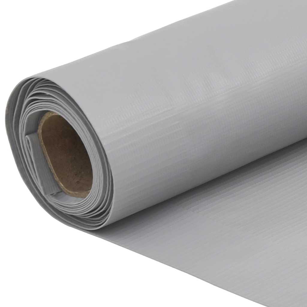 vidaXL Paravan de balcon, gri, 1000x120 cm, PVC vidaXL Paravan de balcon, gri, 1000x120 cm, PVC