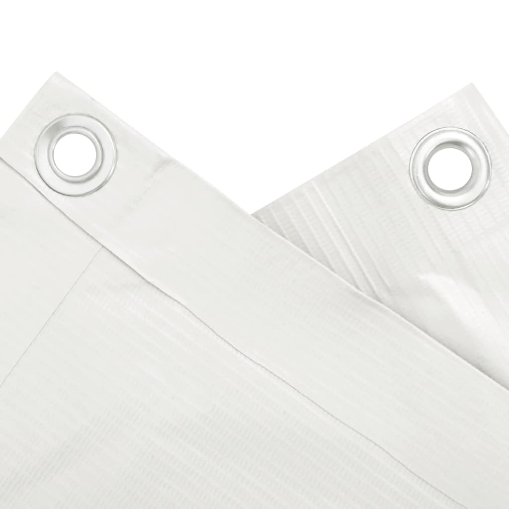 vidaXL Paravan de balcon, alb, 800x120 cm, PVC