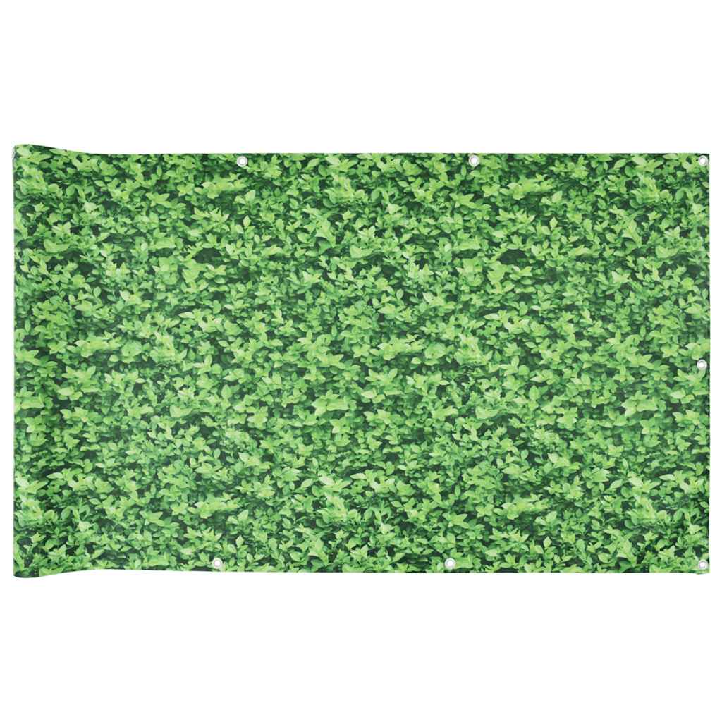 vidaXL Paravan de balcon cu aspect de plantă, verde, 500x120 cm, PVC vidaXL Paravan de balcon cu aspect de plantă, verde, 500x120 cm, PVC