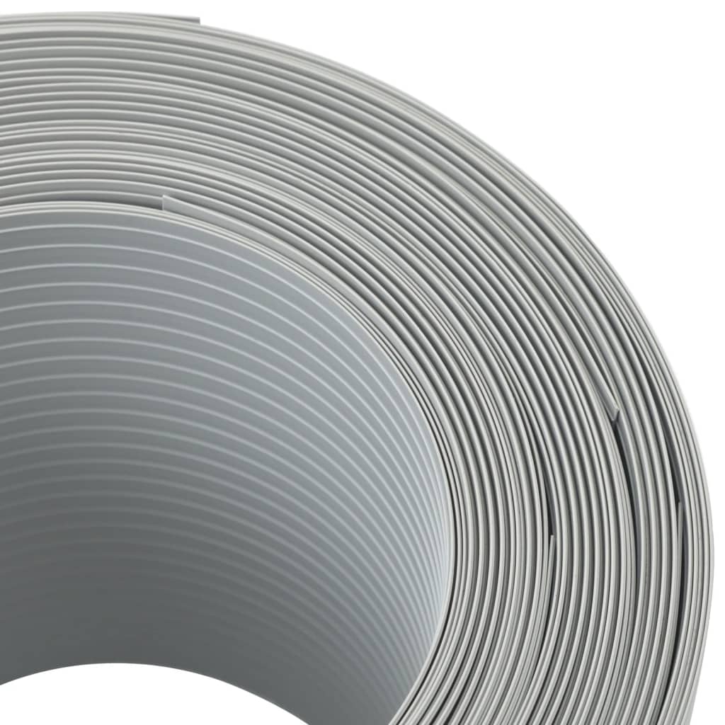 vidaXL Paravane de grădină, 10 buc., gri deschis, 252,5x19 cm, PVC vidaXL Paravane de grădină, 10 buc., gri deschis, 252,5x19 cm, PVC