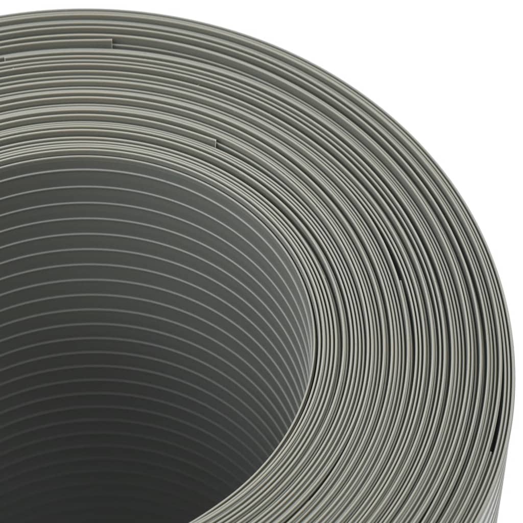 vidaXL Paravane de grădină, 10 buc., gri piatră, 252,5x19 cm, PVC vidaXL Paravane de grădină, 10 buc., gri piatră, 252,5x19 cm, PVC