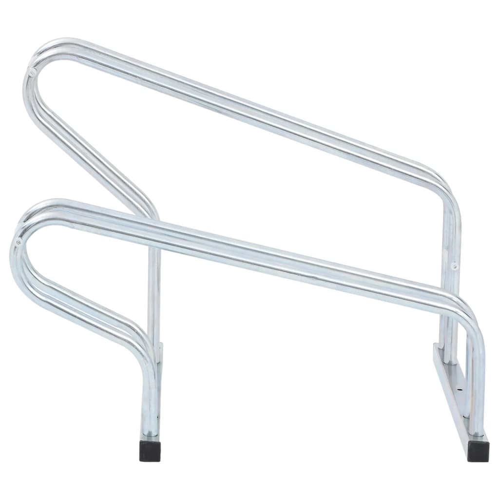 vidaXL Suport pentru 2 biciclete de sine stătător, oțel galvanizat vidaXL Suport pentru 2 biciclete de sine stătător, oțel galvanizat