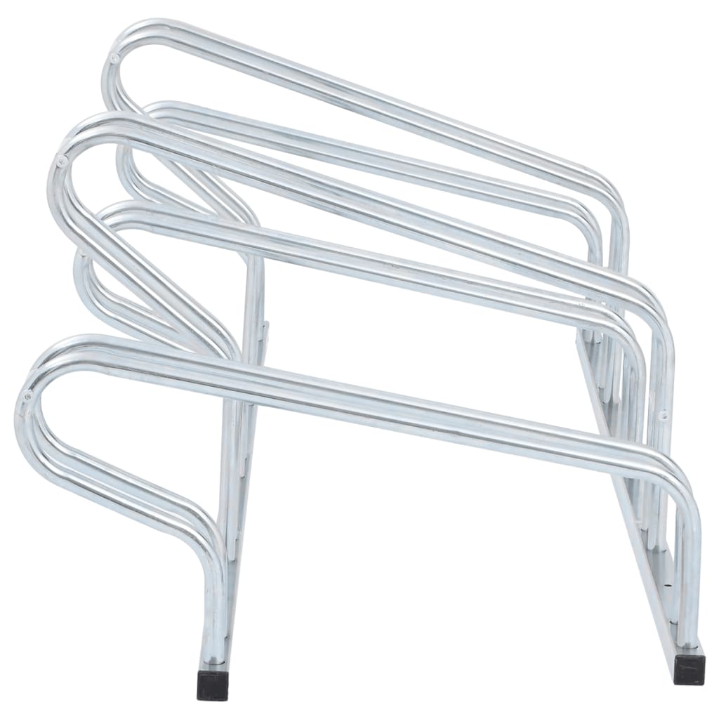 vidaXL Suport pentru 5 biciclete de sine stătător, oțel galvanizat vidaXL Suport pentru 5 biciclete de sine stătător, oțel galvanizat